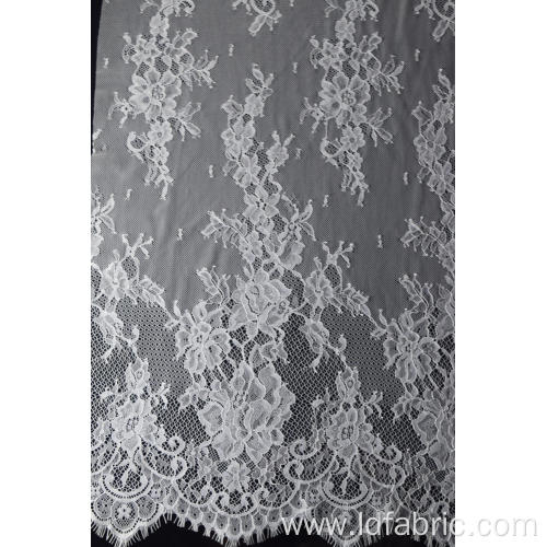 100% Nylon Panel Lace Fabric Design-A